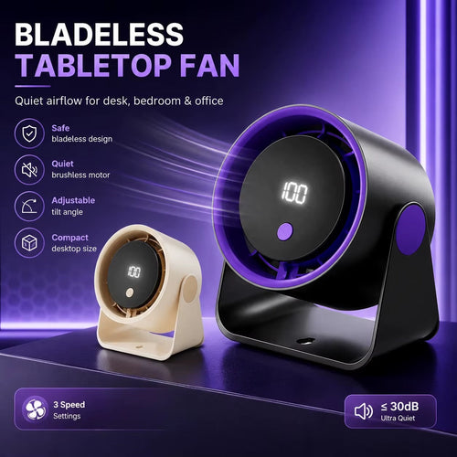 Mekool Bladeless Tabletop Fan